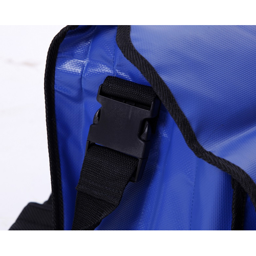 Postfächertasche, PLANE Farbe blau mit schwarzer Umrandung