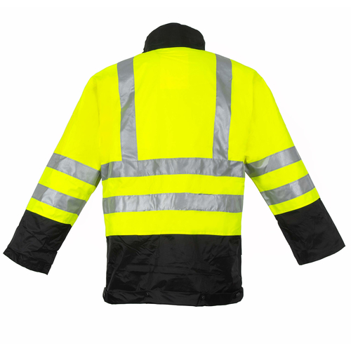 Warnschutzparka 3-in-1, Gre S-XXXL, wind- und wasserdicht