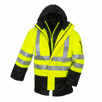 Warnschutzparka 3-in-1, Gre S-XXXL, wind- und wasserdicht