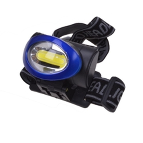 LED Stirnlampe mit COB-LED, 3 Kopfbnder